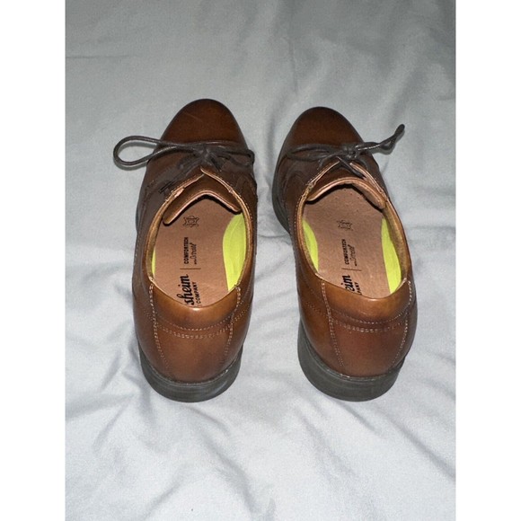Florsheim Mens Midtown Cap Toe Oxford Dress Shoes 12138-221, Cognac - Size 9D - Picture 2 of 10